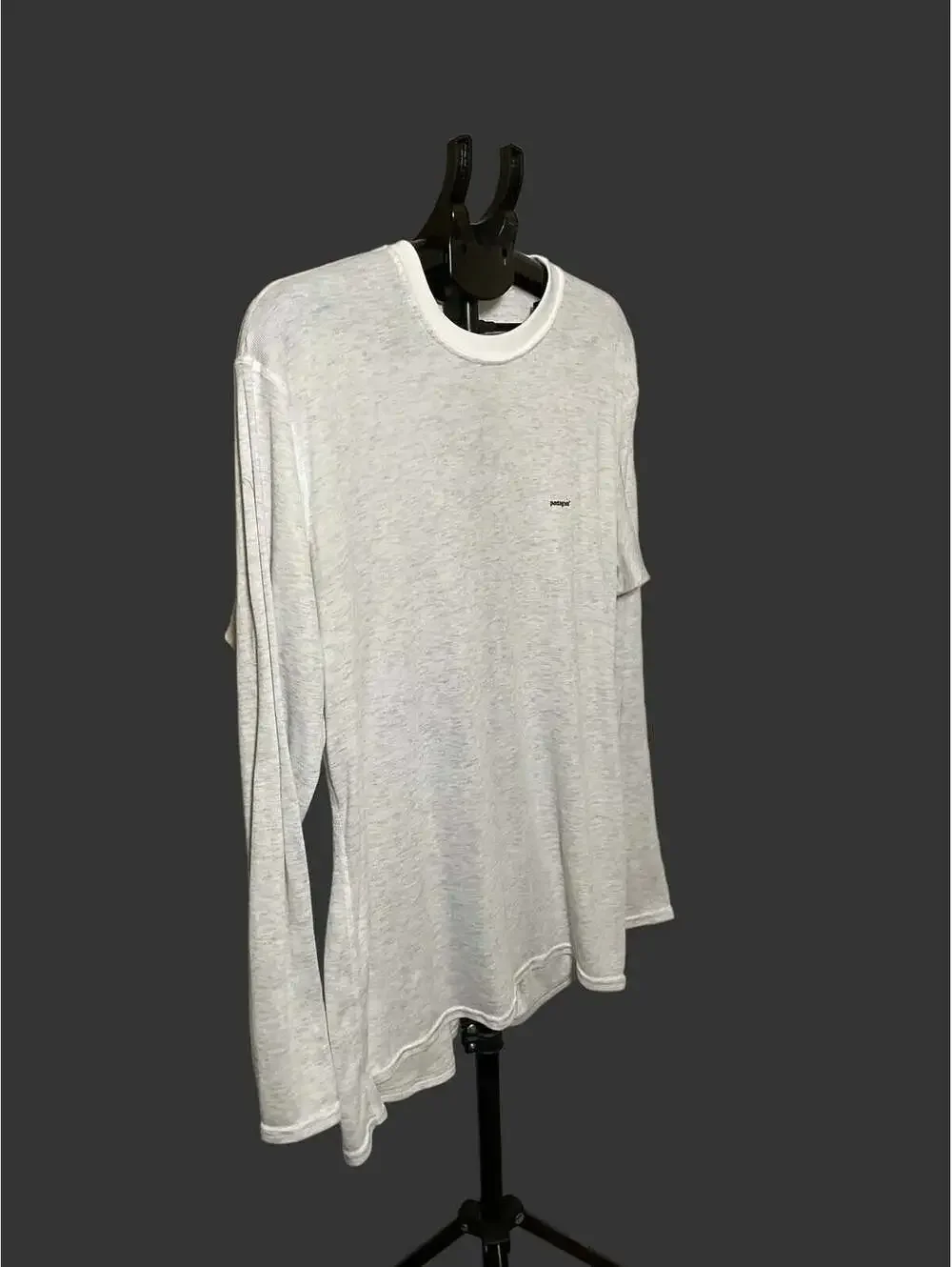 Patagonia Capilene Long Sleeve Base Layer Shirt Size XXL Gray Heather
